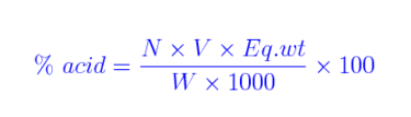 titration calculator formula